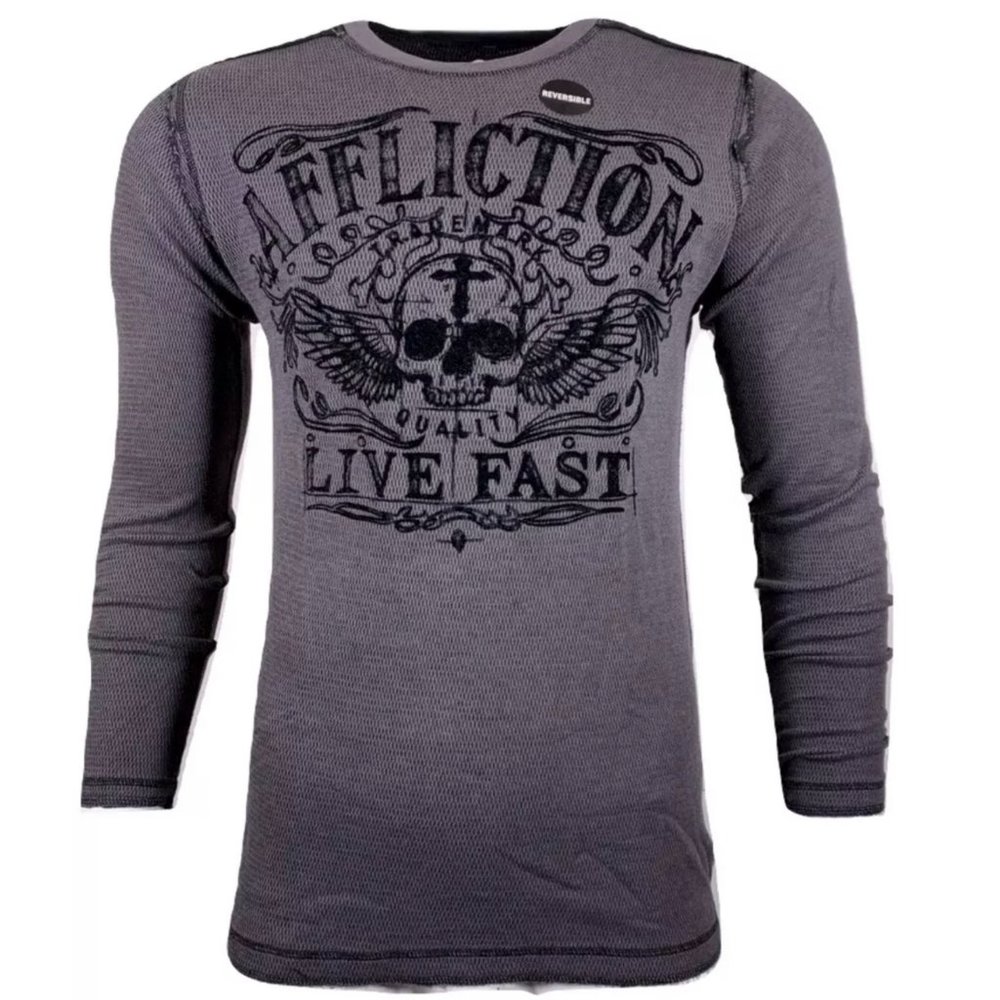 AFFLICTION Men's Thermal ROYAL IMPACT Reversible - Picture 7 of 11